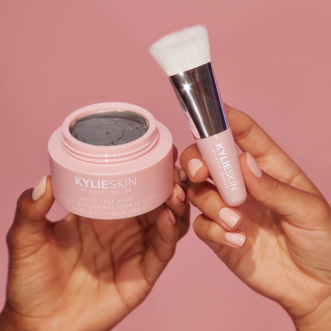 Detox Face Mask and Brush, Clarifying Collection by Kylie Skin